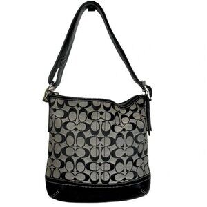 Coach Y2K Canvas and Leather Handbag/Crossbody